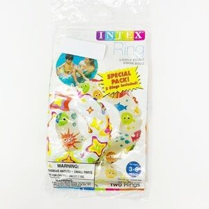 NEW Intex 2 Pack Pool Ring Pool Toy Fish